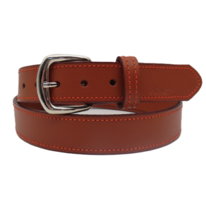 חגורת נשק דגם באפלו "קאמל" + תפר כתום (אבזם ניקל)