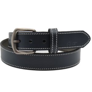 חגורת נשק באפלו "גבעתי" (תפר שמנת - אבזם ניקל מושחר)